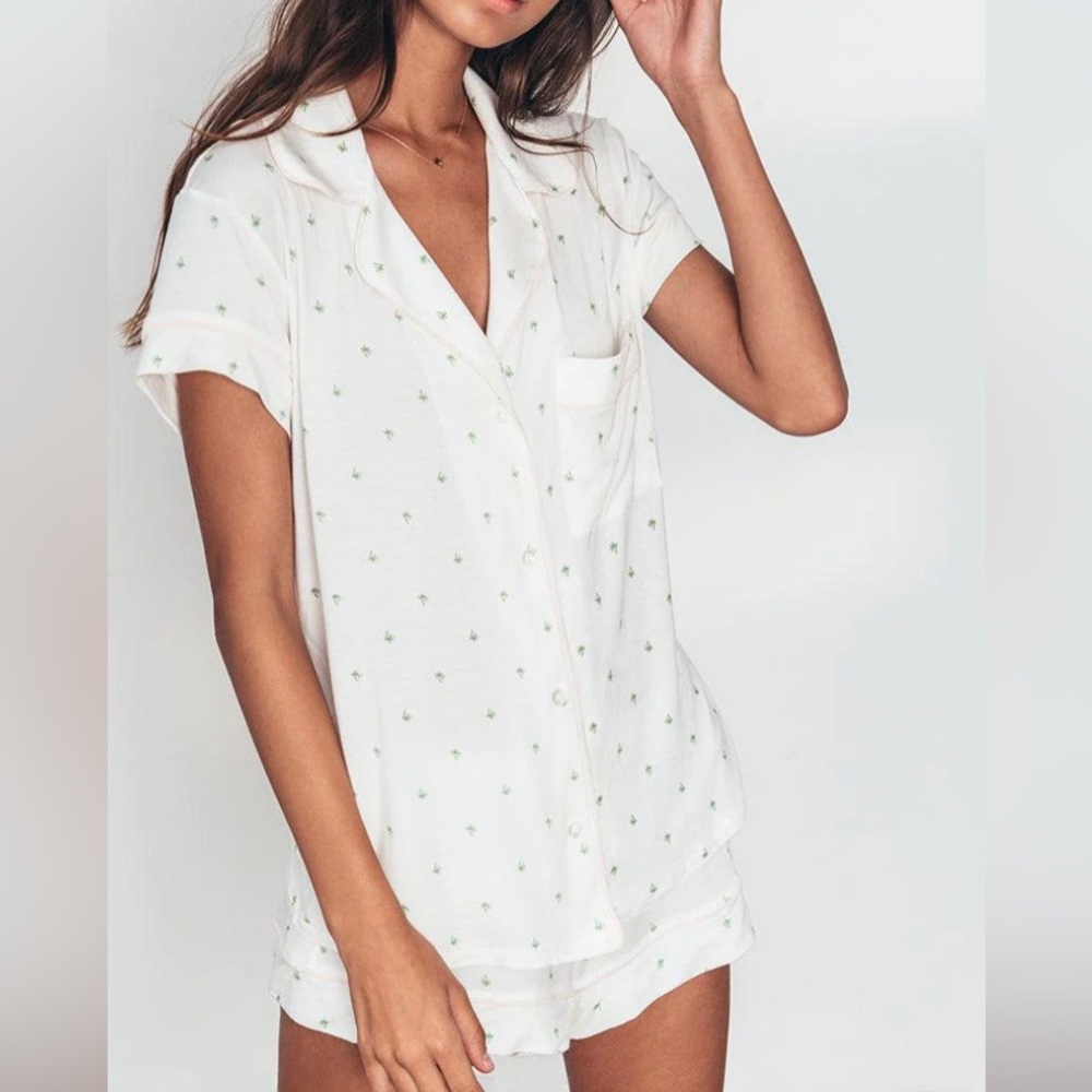 Gisele Printed Shortie Short PJ Set